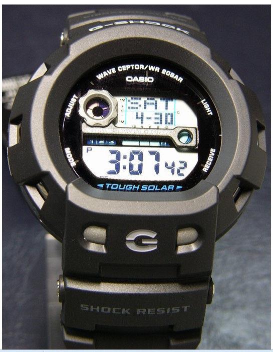 Casio Watchband GW-400 J-1 Vibration Alarm Black Resin Strap Watchband