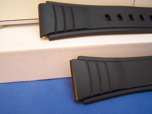 Casio watchband AW-49 Black Resin  Fits Most Any 19mm Wide Sport Watch