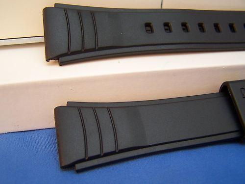 Casio watchband AW-49 Black Resin  Fits Most Any 19mm Wide Sport Watch