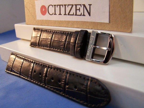 Citizen Watchband BM8240 -03E CaseBack# E101-S015570 ECO-Drive 20mm blk Leather