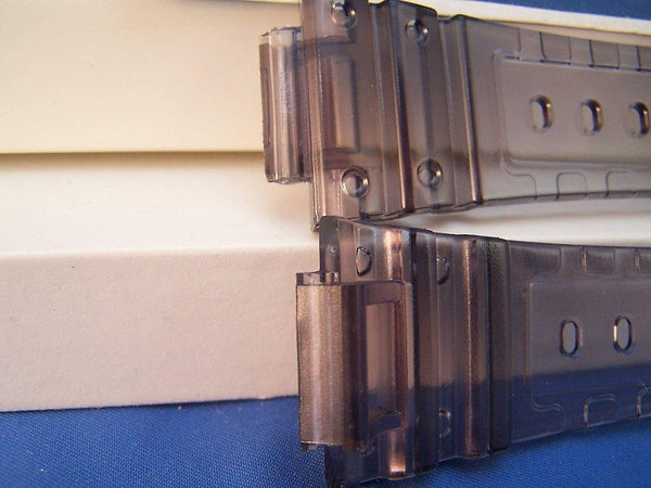 Casio watchband DW-5025 D-8V. Fits G-Shock DW-5600E Smoke Gray Clear.