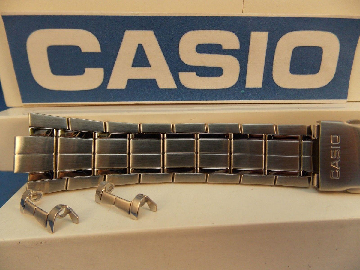 Casio Watchband EFA-119 D Stainless Steel Silver Color Original Casio Bracelet