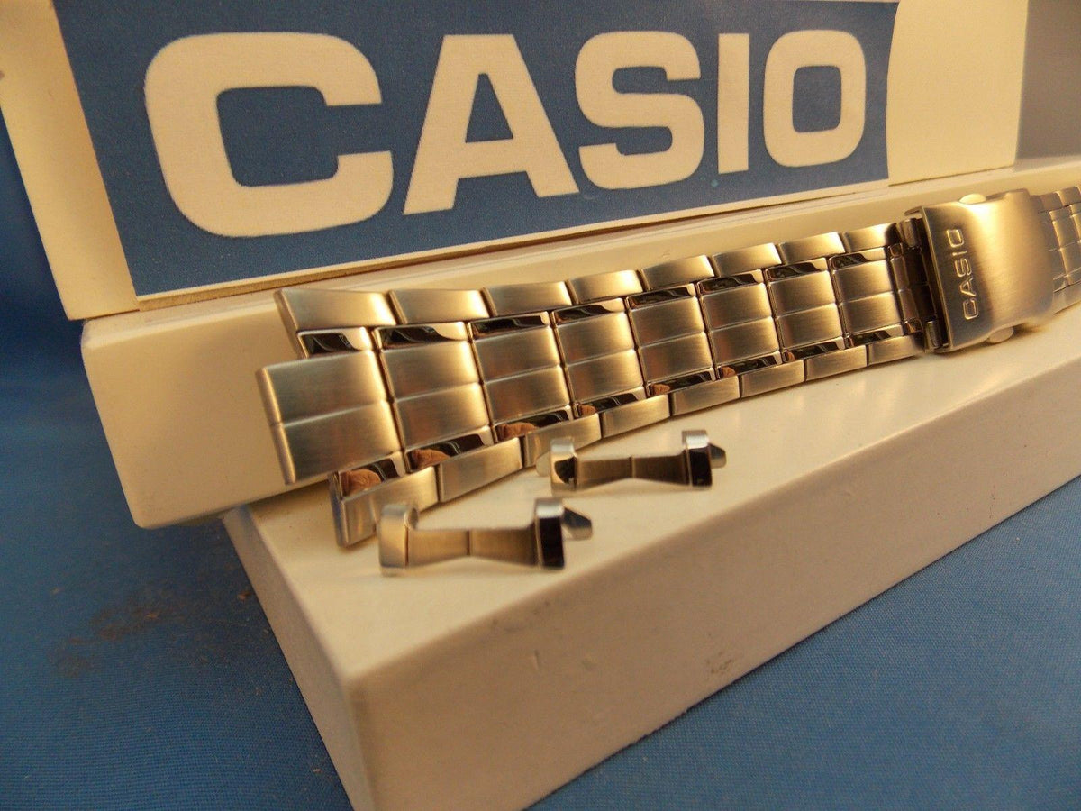 Casio Watchband EFA-119 D Stainless Steel Silver Color Original Casio Bracelet