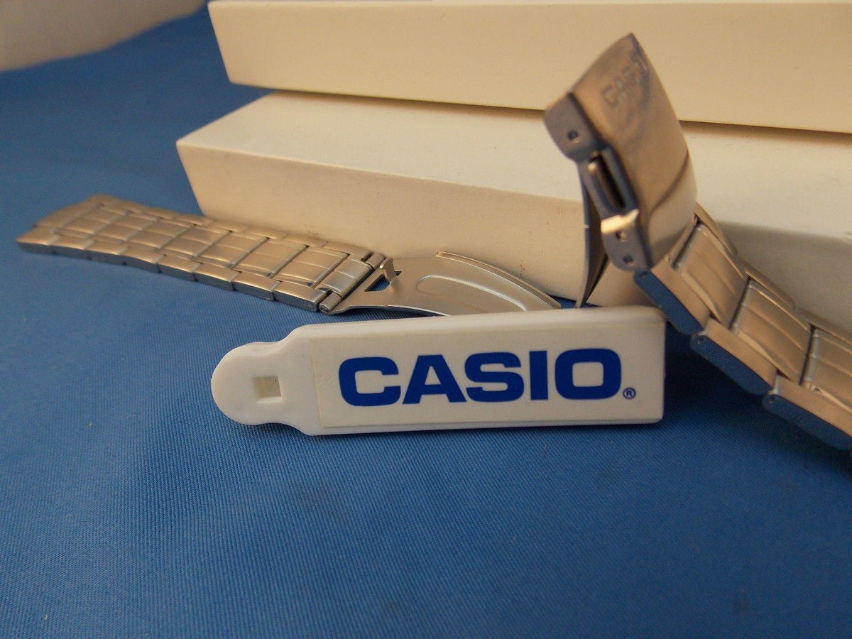 Casio Watchband EFA-119 D Stainless Steel Silver Color Original Casio Bracelet