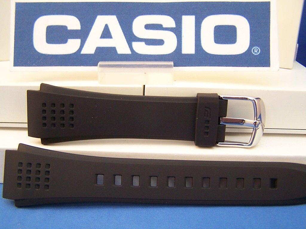 Casio Watchband EFA-123 and EFA-124 Black Resin Strap