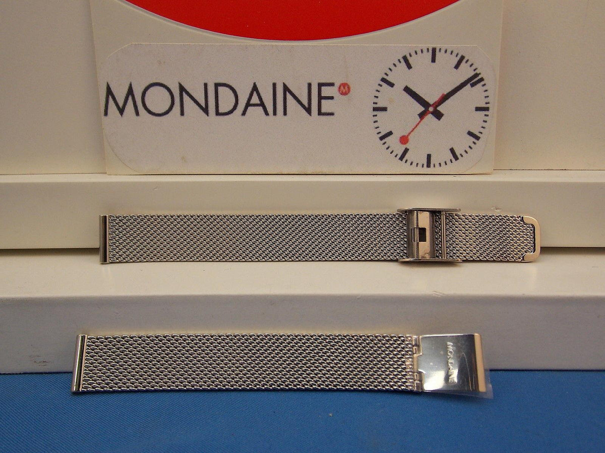Mondaine Swiss Railways watchband FM8912 Bracelet 12mm Wide Steel Mesh Ladies