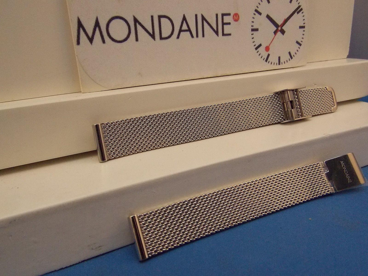 Mondaine Swiss Railways watchband FM8912 Bracelet 12mm Wide Steel Mesh Ladies