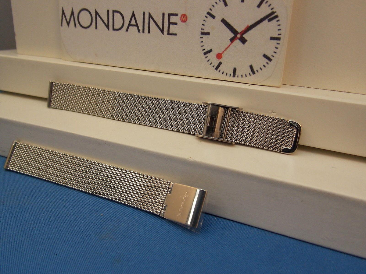 Mondaine Swiss Railways watchband FM8912 Bracelet 12mm Wide Steel Mesh Ladies
