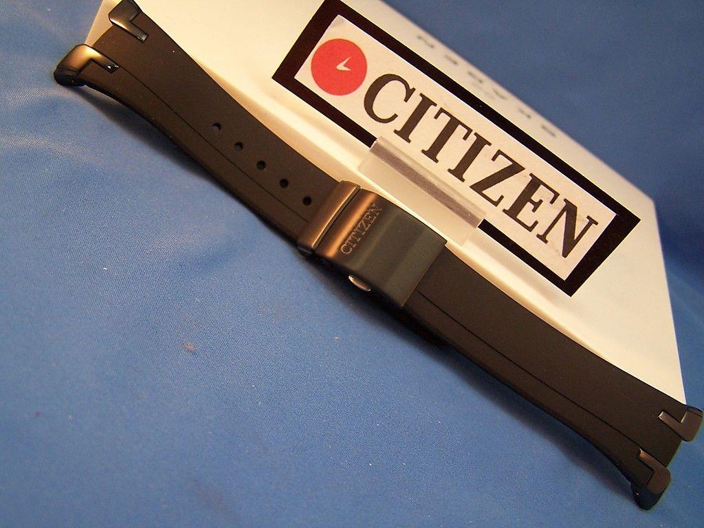 Citizen Watchband Skyhawk Black Eagle Resin Strap For Model # JR3155
