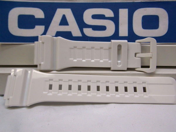 Casio Watch Band AQ-S810 White Rubber Strap for Tough Solar Illuminator