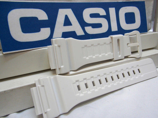 Casio Watch Band AQ-S810 White Rubber Strap for Tough Solar Illuminator