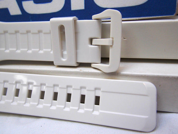 Casio Watch Band AQ-S810 White Rubber Strap for Tough Solar Illuminator