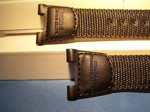 Casio watchband SGW-100 B-3.Compass Thermometer Black/Green