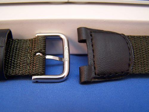 Casio watchband SGW-100 B-3.Compass Thermometer Black/Green