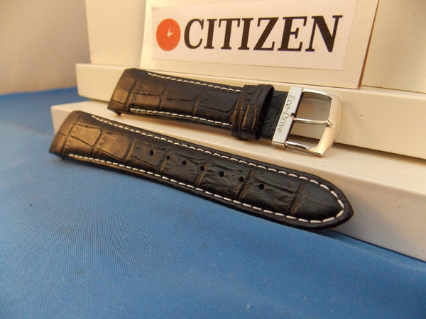 Citizen watchband ECO Drive Model AT0550-03E Black Leather