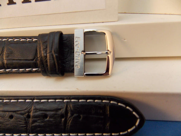 Citizen watchband ECO Drive Model AT0550-03E Black Leather