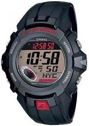 Casio Watchband G-3011, G-3000, G-3001, G-3010 G-Shock Black Resin Strap