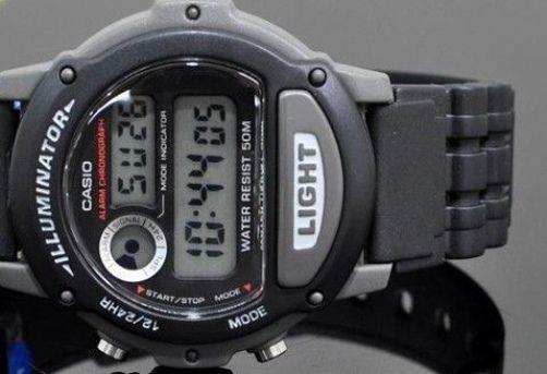 Casio watchband W-87 With Attaching Pins. Fits Most Any Man's 19mm Wide Watch