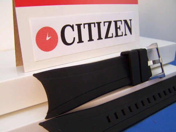 Citizen watchband BJ2115 -07E, back# B740-5064023 Blk Resin Eco-Drive Aqualand