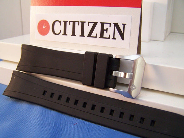 Citizen watchband BJ2115 -07E, back# B740-5064023 Blk Resin Eco-Drive Aqualand