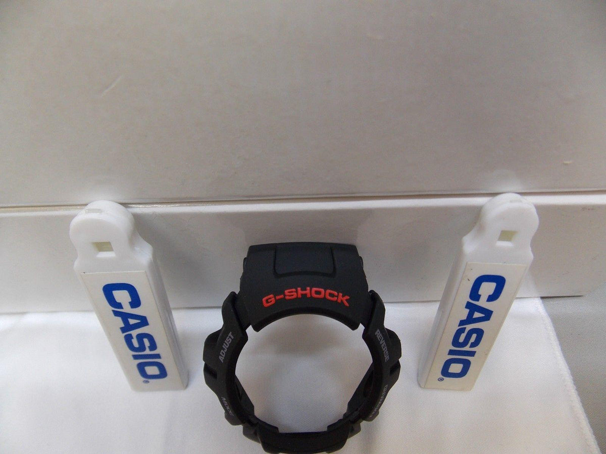 Casio Watch Parts G-2900 Outer Bezel / Shell Black W/ Red G-Shock letters