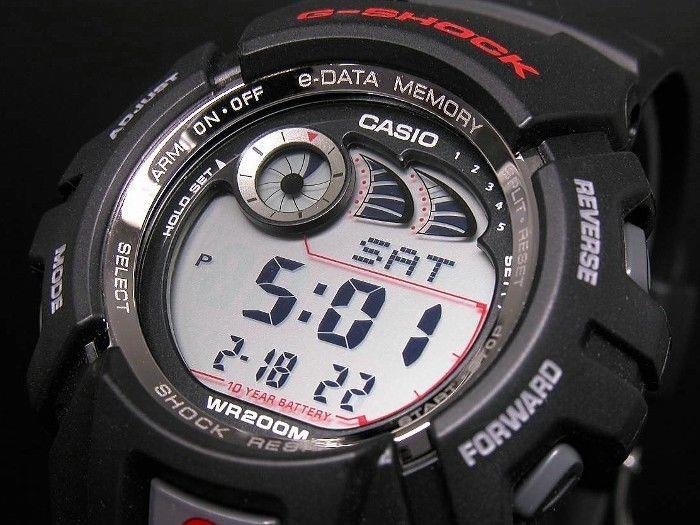 Casio Watch Parts G-2900 Outer Bezel / Shell Black W/ Red G-Shock letters