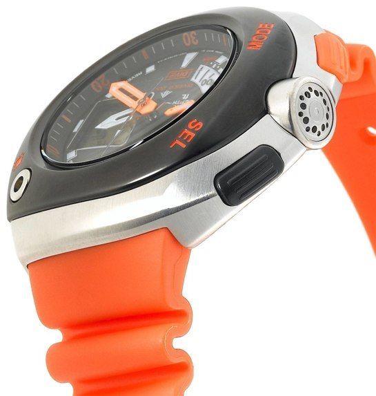 Citizen watchband JV0030. Promaster 26mm Orange Resin Watchband /