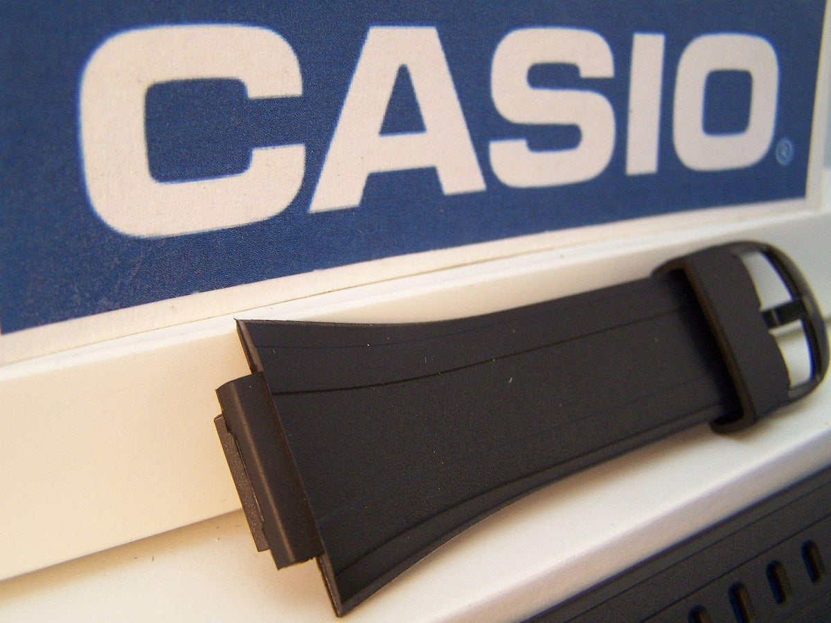 Casio Watchband DB-E30 DataBank Black Rubber Strap