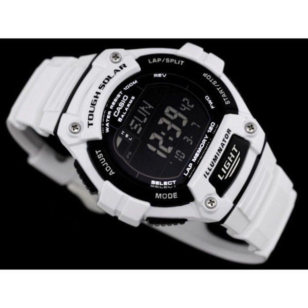 Casio watchband W-S220 White Tough Solar Illuminator 5 Alarm Watchband