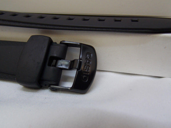 Casio Watchband W-800 Black Resin Sport Strap