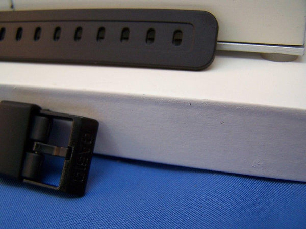 Casio Watchband W-59, W-85, JC-30, W-64. 18mm Black Rubber Sports Strap