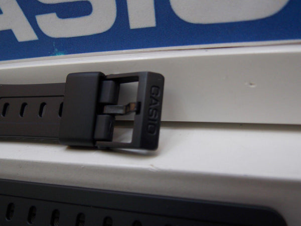 Casio Watchband W-59, W-85, JC-30, W-64. 18mm Black Rubber Sports Strap