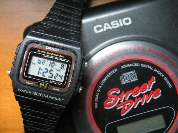 Casio Watch Bands SIX: DW-210,DW-240,DW-260,DW-270.Black Strap w/GoldTn buckle