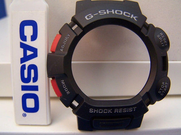 Casio Watch Parts G-9000 -1 Mudman Bezel/Shell Black w/Red Buttons white Letters