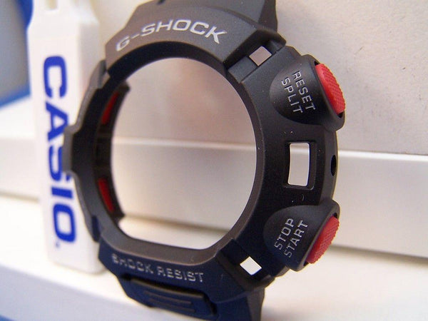 Casio Watch Parts G-9000 -1 Mudman Bezel/Shell Black w/Red Buttons white Letters