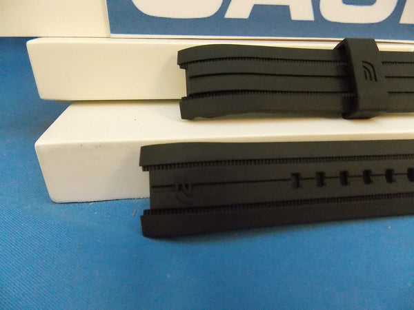 Casio watchband EFR-528 Edifice Tachymeter Black Resin . Watchband