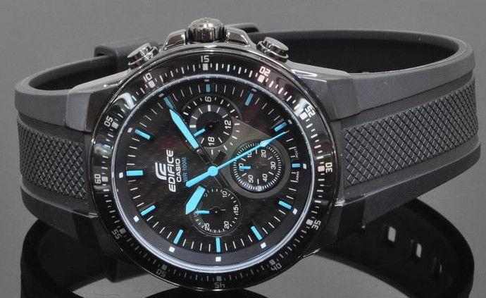 Casio Original Watchband EF-552 Black Rubber Edifice. Band. Strap