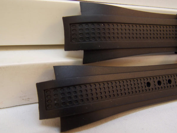 Citizen watchband AT0786 -07E Black Rubber Eco-Drive Chronograph