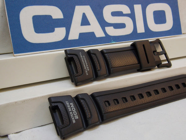 Casio watchband SGW-100 Black Resin  for Compass Thermometer Watch