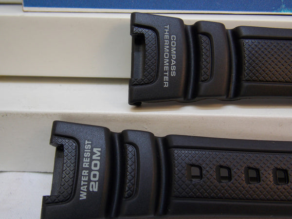 Casio watchband SGW-100 Black Resin  for Compass Thermometer Watch
