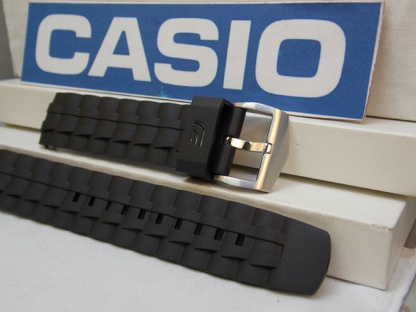 Casio Watch Band EF-550 Black Resin Edifice Strap / Watchband