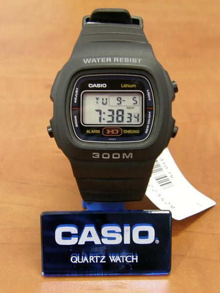 Casio Watchband DW-310, DW-330 Black Strap Watchband 300m