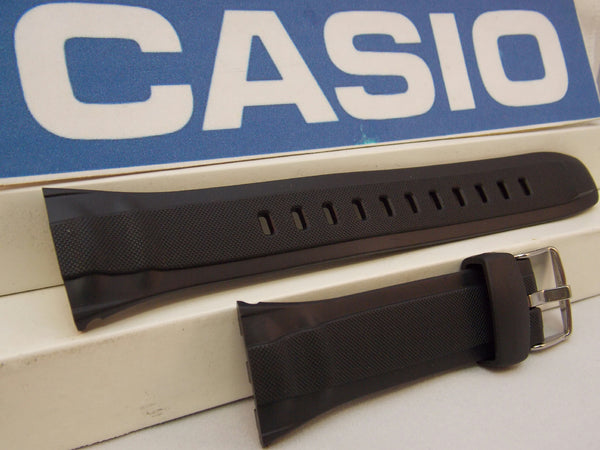 Casio watchband WVA-430, WVA-470, WVA-620, WVQ-400 Black Rub Waveceptor