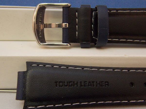 Casio watchband EF-506 L-7 Dark blue Leather  Watchband