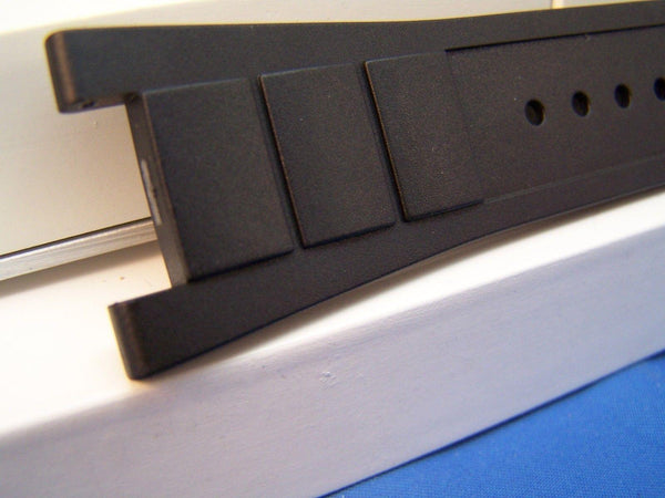 Swiss Army Watchband Convoy Black Rubber Strap fits Model 241162 Watchband