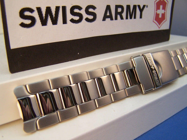 Swiss Army watchband Officer Bracelet All Steel fits Mod: 24336, 24337