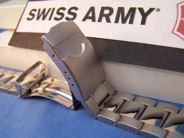 Swiss Army watchband Officer Bracelet All Steel fits Mod: 24336, 24337