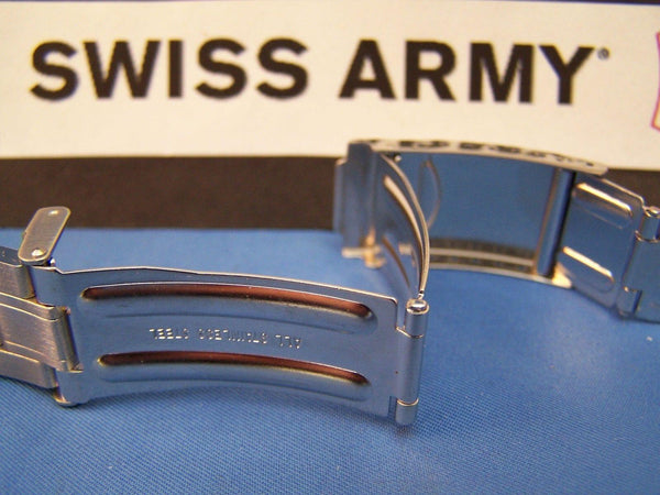 Swiss Army Watchband Mod 20093 Officers Men's Bracelet Two Tone 19mm curved end