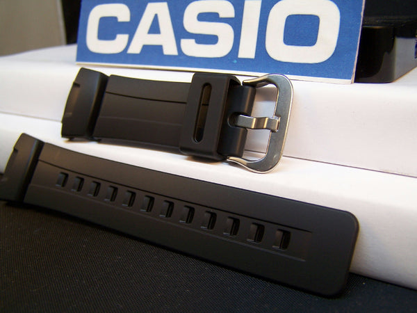 Casio watchband G-100, G101, G-200, G-2110, G-2300, G-2310 Black Resin