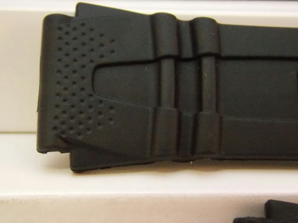Casio Watchband HDD-600 18mm Black Resin Illuminator Sport Strap Watchband